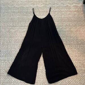 Chic Black Sleeveless Jumpsuit